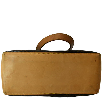 LOUIS VUITTON Cabas Piano Monogram Canvas Shoulder Bag Brown