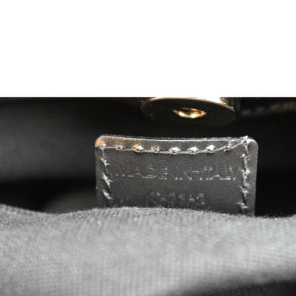 BURBERRY Nova Check Canvas Shoulder Bag Black