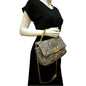 CHANEL 19 Flap Medium Sequin Shoulder Bag Silver