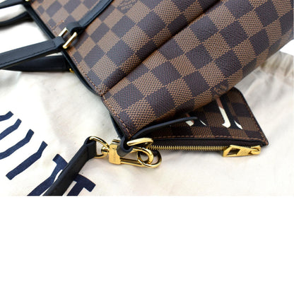 LOUIS VUITTON Belmont NM Damier Ebene Shoulder Bag Brown