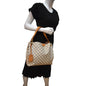 LOUIS VUITTON Graceful PM Damier Azur Hobo Shoulder Bag White