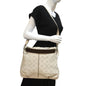 Louis Vuitton Selene PM Mahina Leather Tote Shoulder Bag Cream