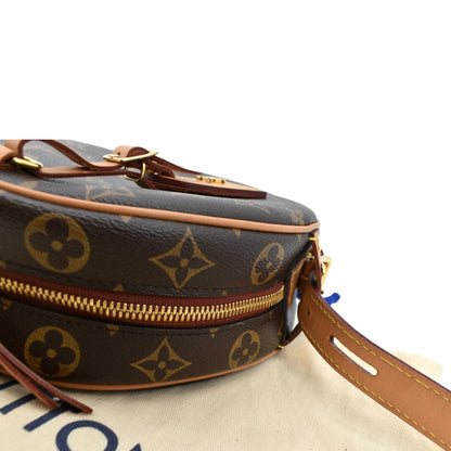 LOUIS VUITTON Boite Chapeau Souple MM Monogram Canvas Shoulder Bag Brown