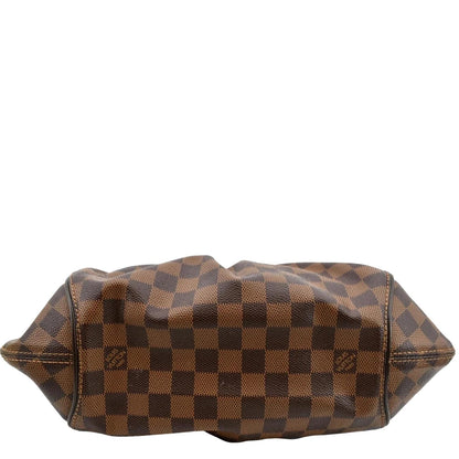 LOUIS VUITTON Women Sistina PM Damier Ebene Shoulder Bag Brown