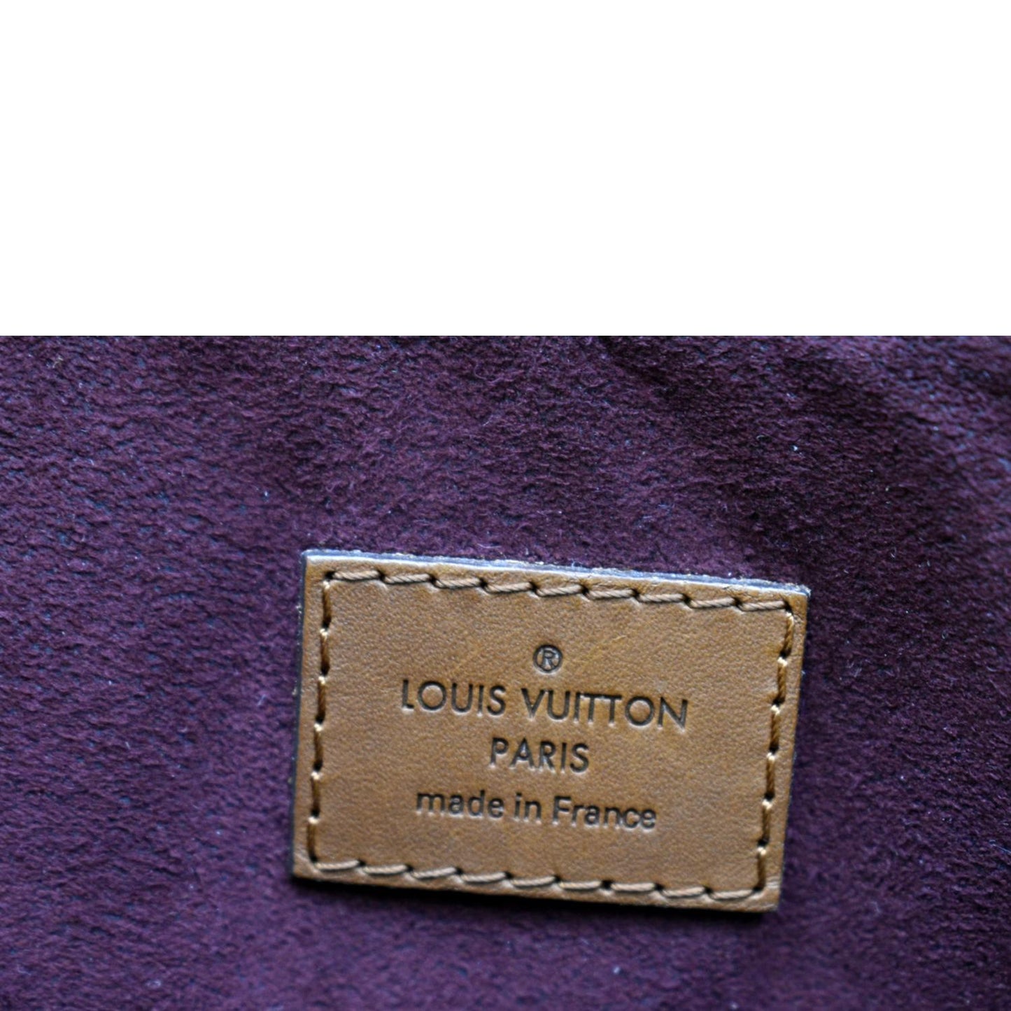 LOUIS VUITTON Belmont Damier Ebene Shoulder Bag Brown