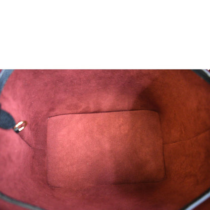 LOUIS VUITTON NeoNoe MM Bicolor Monogram Empreinte Shoulder Bag Black