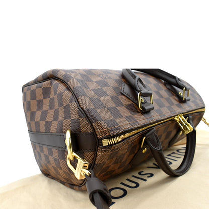 LOUIS VUITTON Speedy 30 Bandouliere Damier Ebene Shoulder Bag Brown