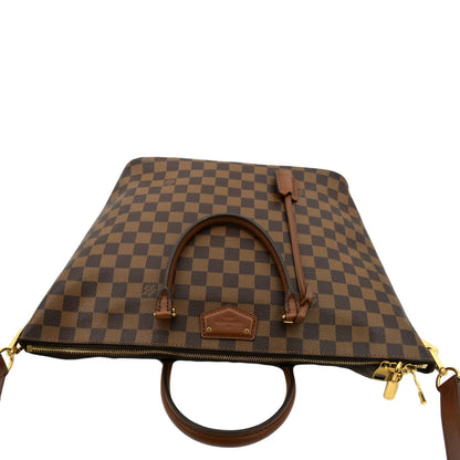 LOUIS VUITTON Belmont Damier Ebene Shoulder Bag Brown