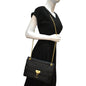 LOUIS VUITTON Vavin MM Monogram Empreinte Leather Shoulder Bag Black