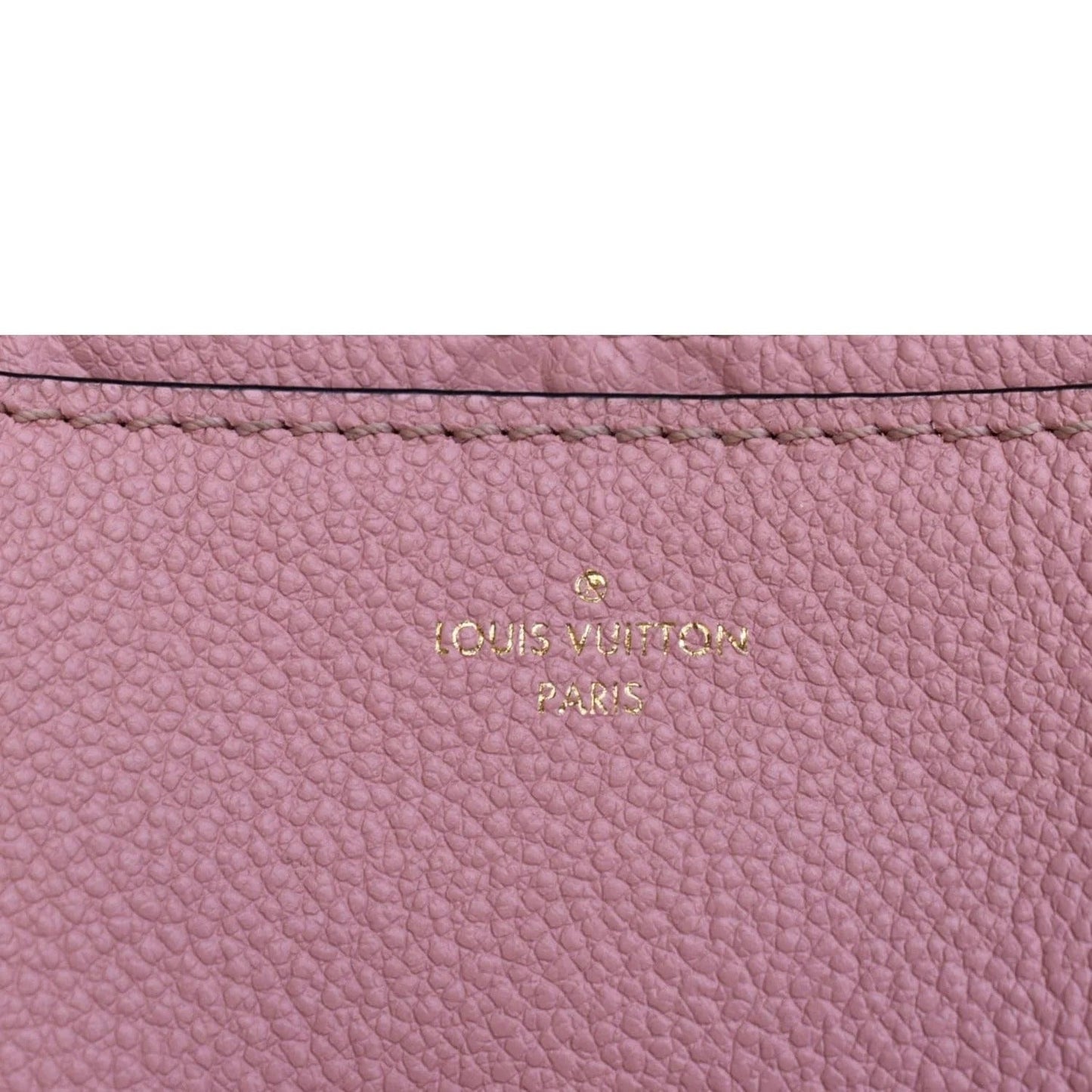 LOUIS VUITTON Blanche BB Empreinte Leather Shoulder Bag Rose Poudre
