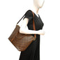 LOUIS VUITTON Belmont Damier Ebene Shoulder Bag Brown