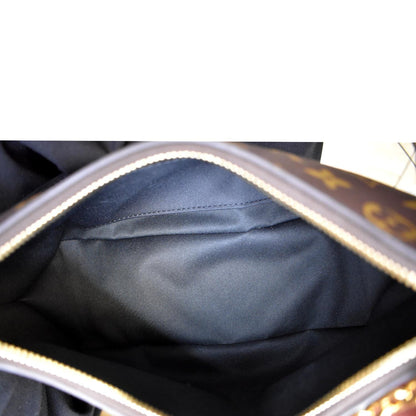 LOUIS VUITTON Boulogne NM Monogram Canvas Shoulder Bag Brown