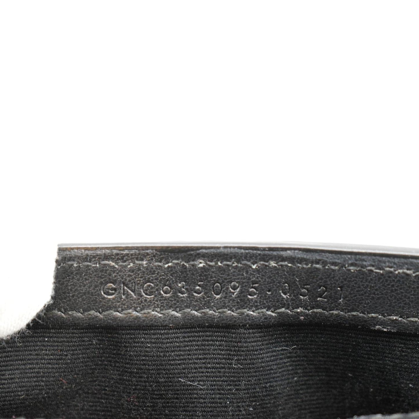YVES SAINT LAURENT Kate Crocodile Leather Shoulder Bag Black