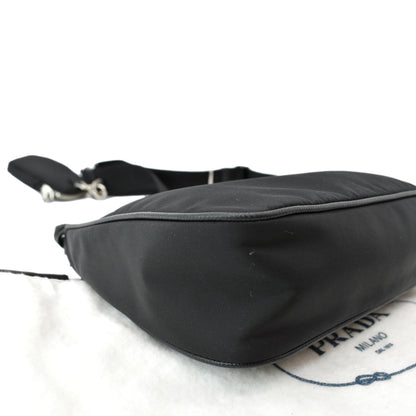 PRADA Re-Edition 2005 Nylon Shoulder Bag Black
