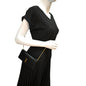 YVES SAINT LAURENT Kate Crocodile Leather Shoulder Bag Black