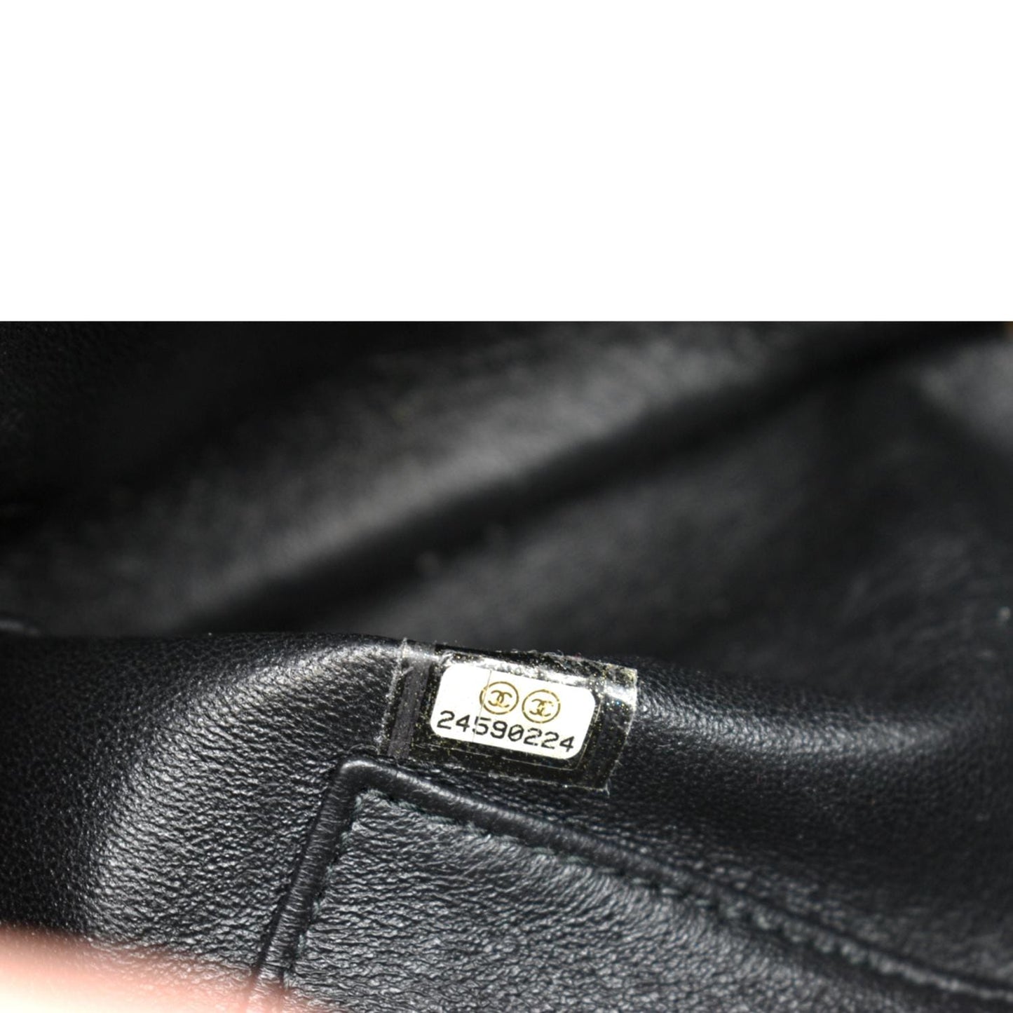 CHANEL Small Coco Quilted Caviar Lizard Handle Shoulder Bag Black  - Hot Deals