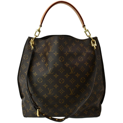 LOUIS VUITTON Metis Hobo Monogram Canvas Shoulder Bag Brown