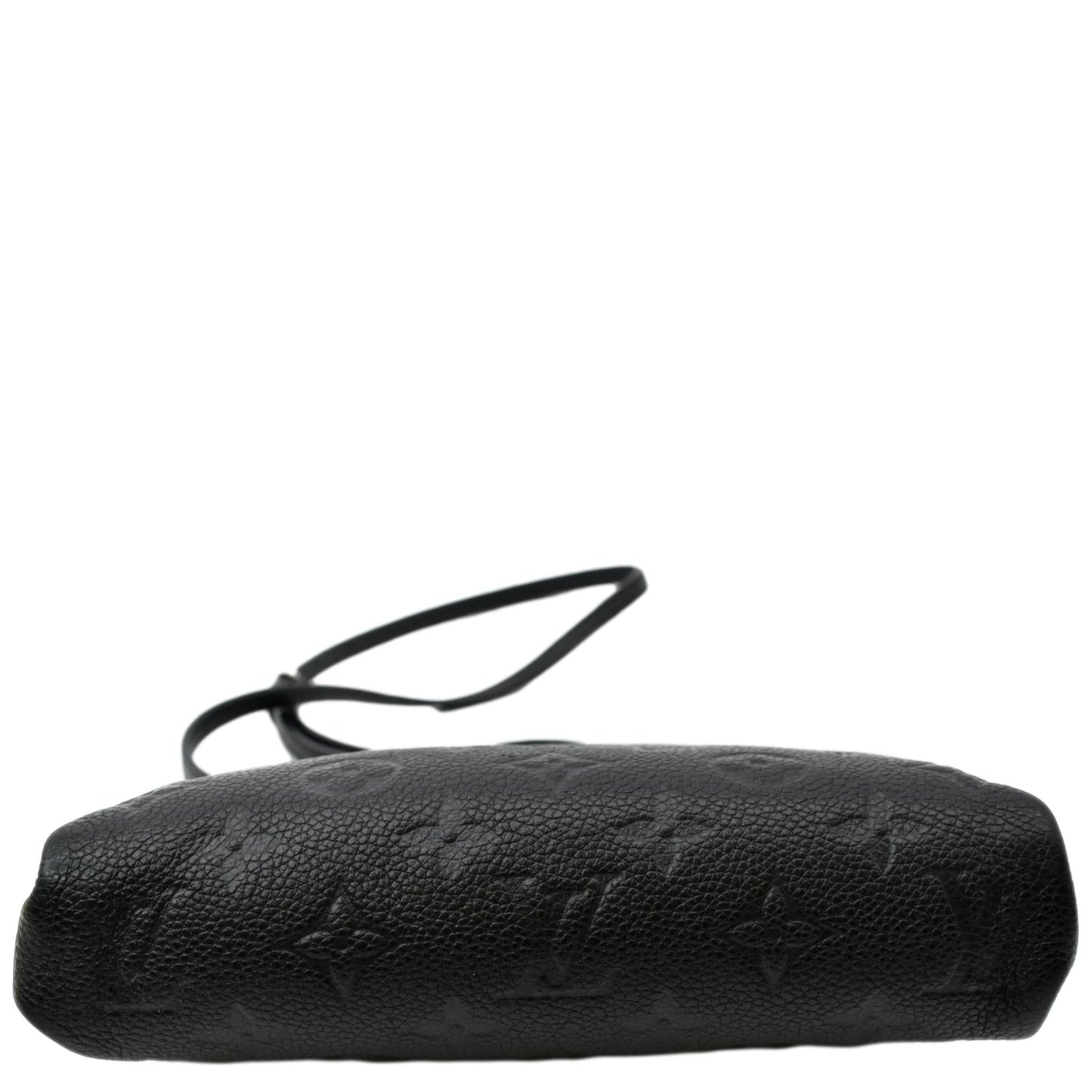 LOUIS VUITTON Pallas Monogram Empreinte Clutch Crossbody Bag Black