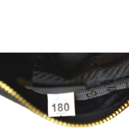 PRADA Re-Edition 2005 Saffiano Leather Shoulder Bag Black