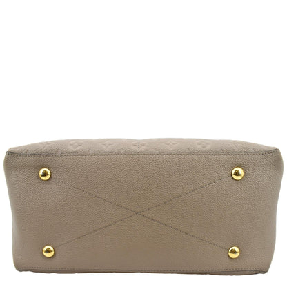 LOUIS VUITTON Maida Monogram Empreinte Leather Hobo Shoulder Bag Tourterelle