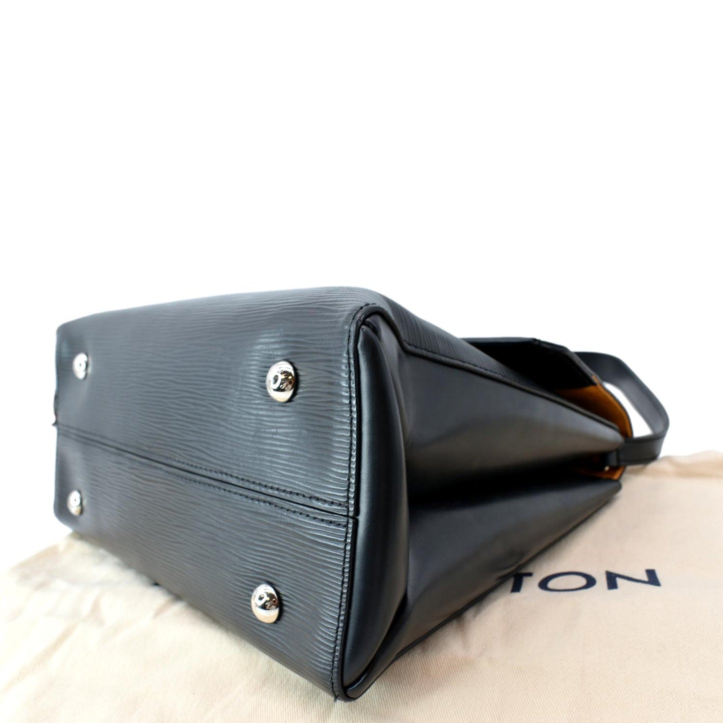 LOUIS VUITTON Grenelle MM Epi Leather Shoulder Bag Black