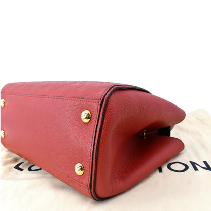 LOUIS VUITTON Trocadero Monogram Empreinte Leather Shoulder Bag Red