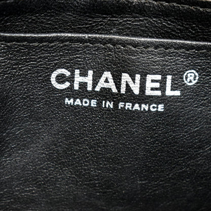 CHANEL Mini CC Flap Leather Shoulder Bag Black