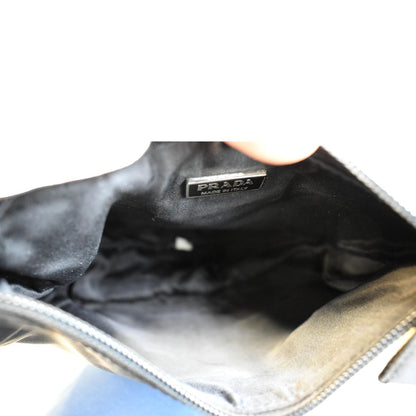 PRADA Tessuto Mini Re-Edition Nylon Shoulder Bag Black