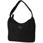 PRADA Tessuto Mini Re-Edition Nylon Shoulder Bag Black