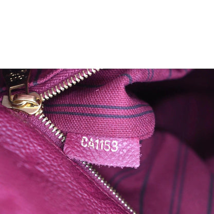 LOUIS VUITTON Metis Hobo Monogram Empreinte Shoulder Bag Maroon
