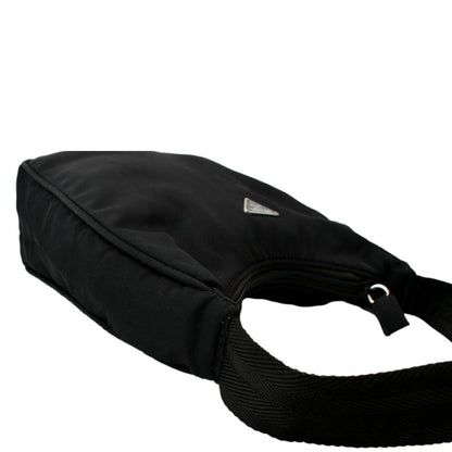 PRADA Tessuto Mini Re-Edition Nylon Shoulder Bag Black
