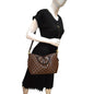 LOUIS VUITTON Siena PM Damier Ebene Shoulder Bag Brown