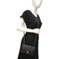 CHANEL Mini CC Flap Leather Shoulder Bag Black