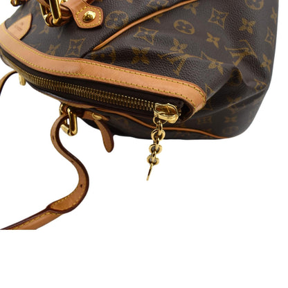 LOUIS VUITTON Tivoli GM Monogram Canvas Shoulder Bag Brown