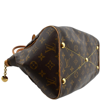 LOUIS VUITTON Tivoli GM Monogram Canvas Shoulder Bag Brown