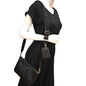 PRADA Saffiano Leather Shoulder Bag Black 2VH113