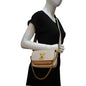 LOUIS VUITTON Lockme Tender Grained Calfskin Leather Shoulder Bag Quartz