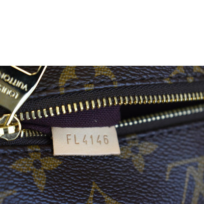 LOUIS VUITTON Iena MM Monogram Canvas Shoulder Bag Brown