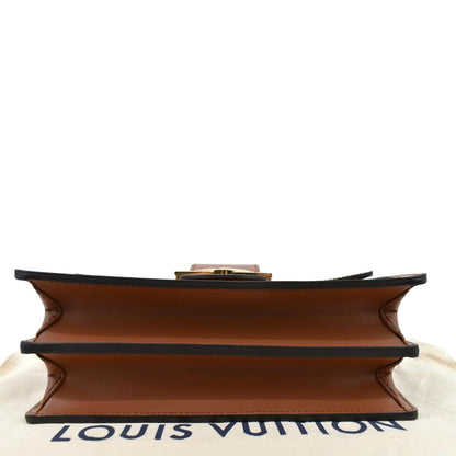 LOUIS VUITTON Dauphine MM Monogram Reverse Canvas Shoulder Bag Brown
