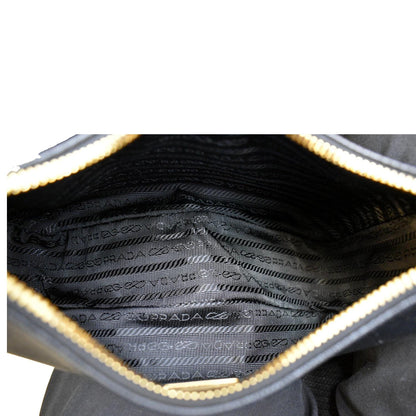 PRADA Re-Edition 2005 Saffiano Leather Shoulder Bag Black