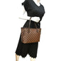 LOUIS VUITTON Neverfull PM Damier Ebene Shoulder Bag Brown
