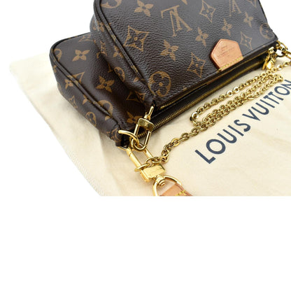 LOUIS VUITTON  Multi Pochette Accessoires Monogram Canvas Shoulder Bag