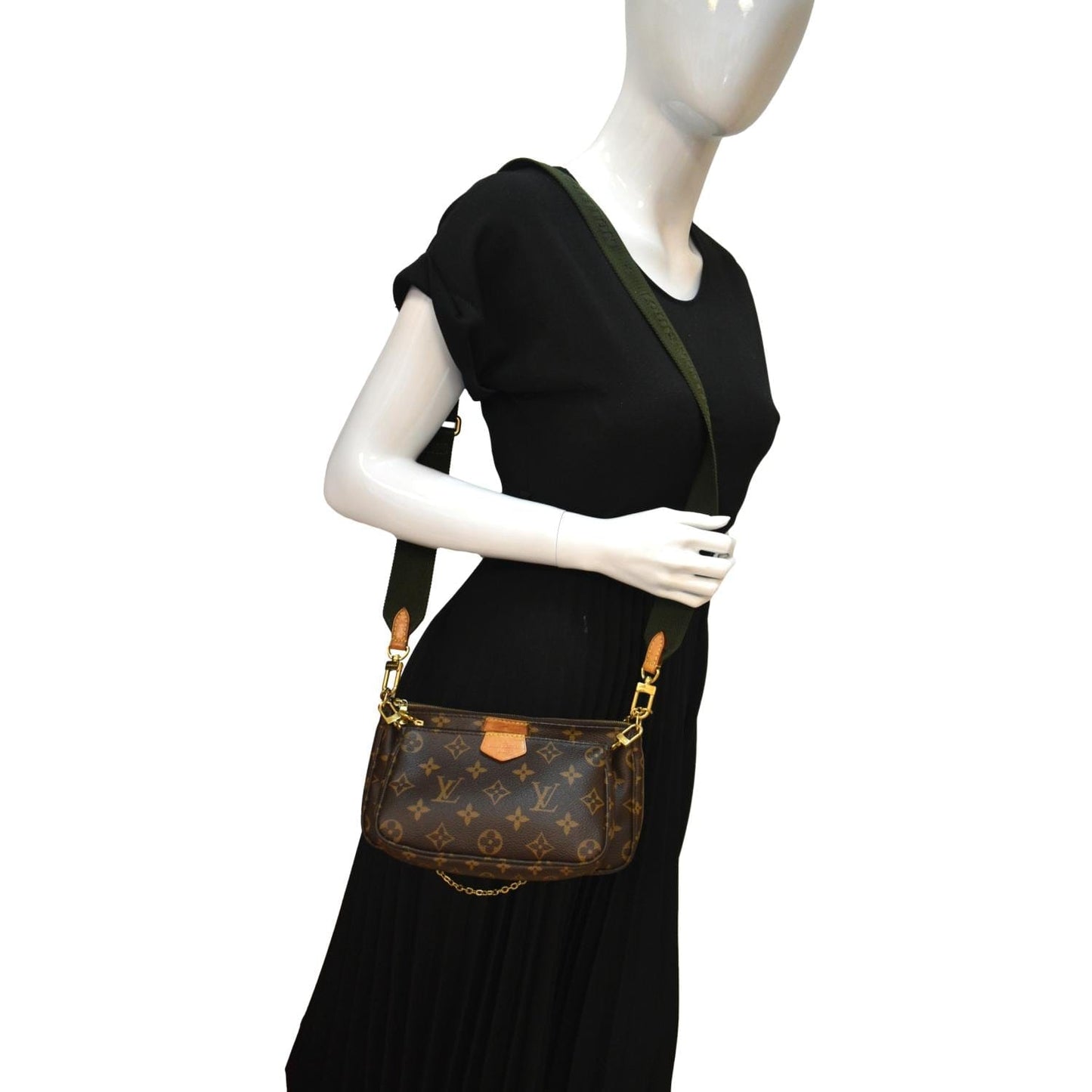 LOUIS VUITTON  Multi Pochette Accessoires Monogram Canvas Shoulder Bag