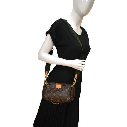 LOUIS VUITTON  Multi Pochette Accessoires Monogram Canvas Shoulder Bag