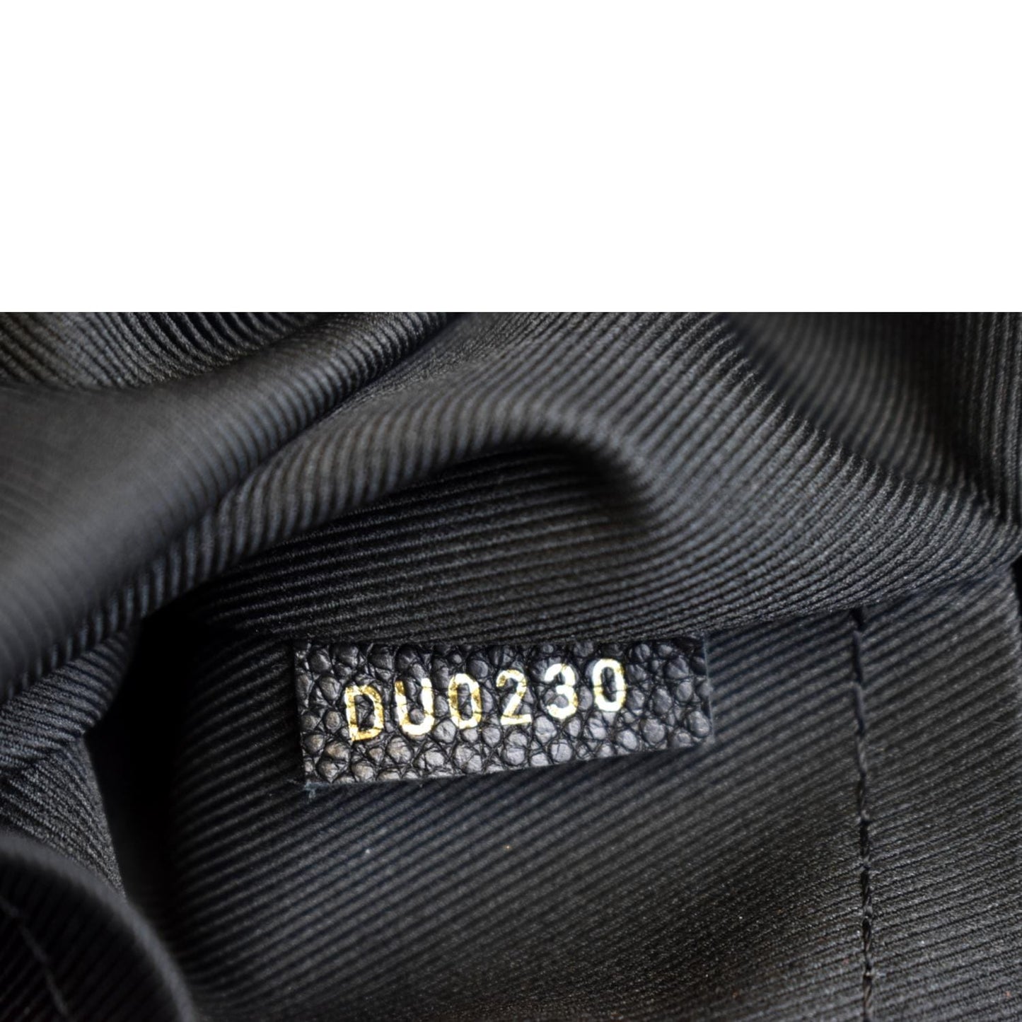 LOUIS VUITTON Ponthieu PM Empreinte Leather Shoulder Bag Black