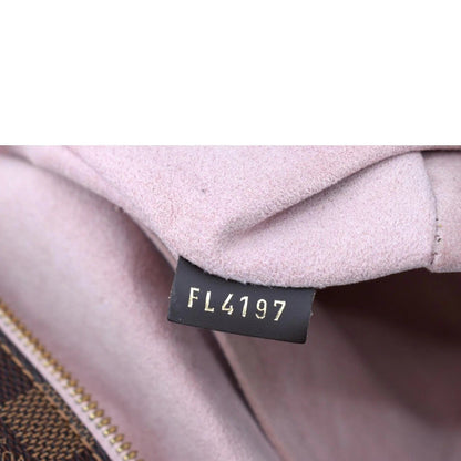 LOUIS VUITTON Jersey Damier Ebene Shoulder Bag Magnolia