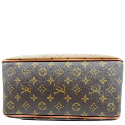 LOUIS VUITTON Dauphine Monogram Reverse Canvas Hobo Shoulder Bag Brown