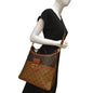 LOUIS VUITTON Dauphine Monogram Reverse Canvas Hobo Shoulder Bag Brown