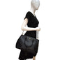 PRADA Galleria Large Saffiano Leather Tote Shoulder Bag Black