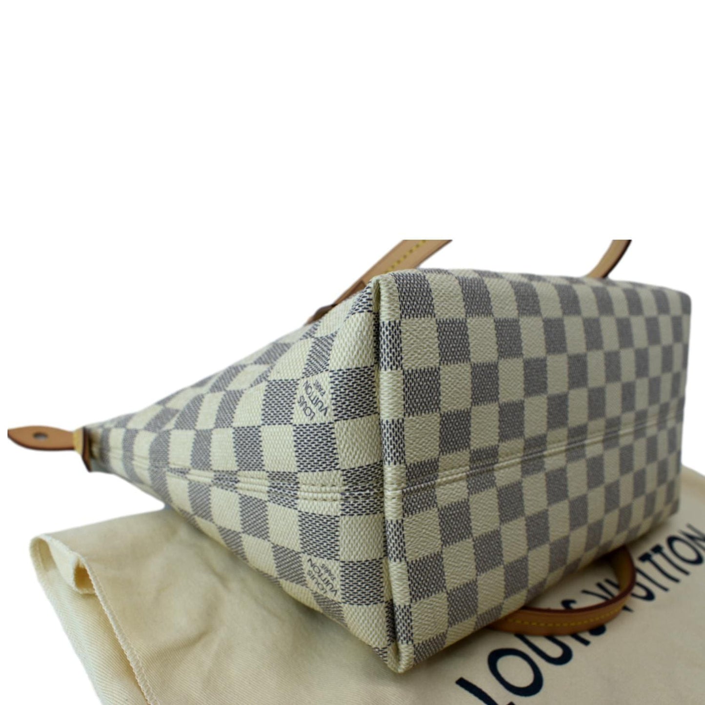 LOUIS VUITTON Iena PM Damier Azur Shoulder Bag White